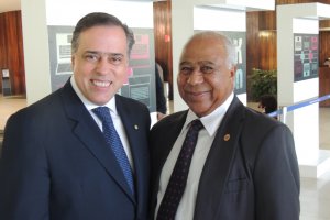 2013 - Encontro com o presidente do TST Carlos Alberto e Cida da Itatiaia